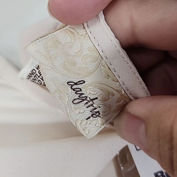 Daytrip semi-sheer long sleeve creme studded lightweight blouse size XL NWT - Picture 10 of 14